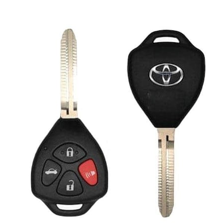 Oem OEM: REF: 2010-2014 Toyota Yaris / 4-Button Remote Head Key / PN: 89070-33C40 / HYQ12BBY (G Chip) RHK-TOY049